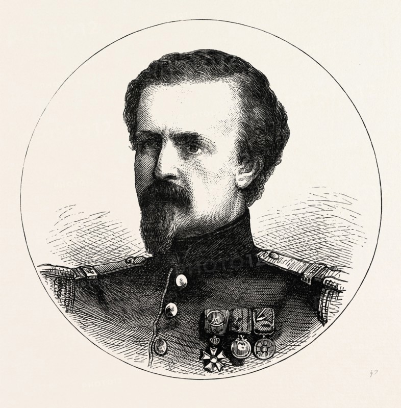FRANCO-PRUSSIAN WAR: Pierre Philippe Marie Aristide Denfert-Rochereau, (born Saint-Maixent-l'Ecole 11 January 1823; died Versailles 11 May 1878), was a French serviceman and politician. He achieved fame by successfully defending besieged Belfort during the Franco-Prussian Wa