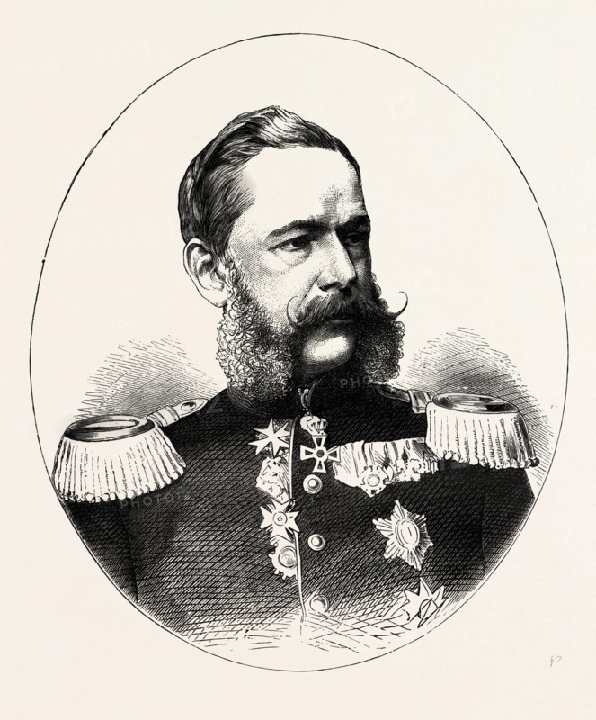 FRANCO-PRUSSIAN WAR: LIEUTENANT GENERAL GEORGE FREDERICK ALFRED VON FABRICE, MINISTER OF THE WAR OF SAXONY AND GOVERNOR GENERAL OF VERSAILLES