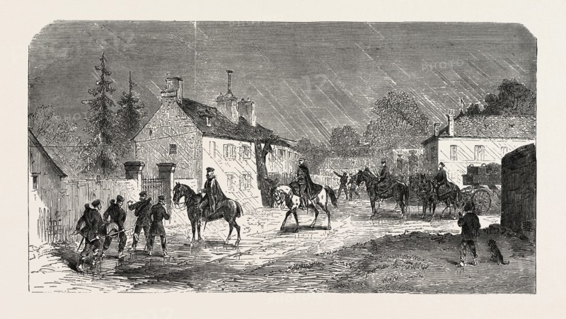 FRANCO-PRUSSIAN WAR: INSTALLING THE TELEGRAPH AT GRAND TREMBLAY