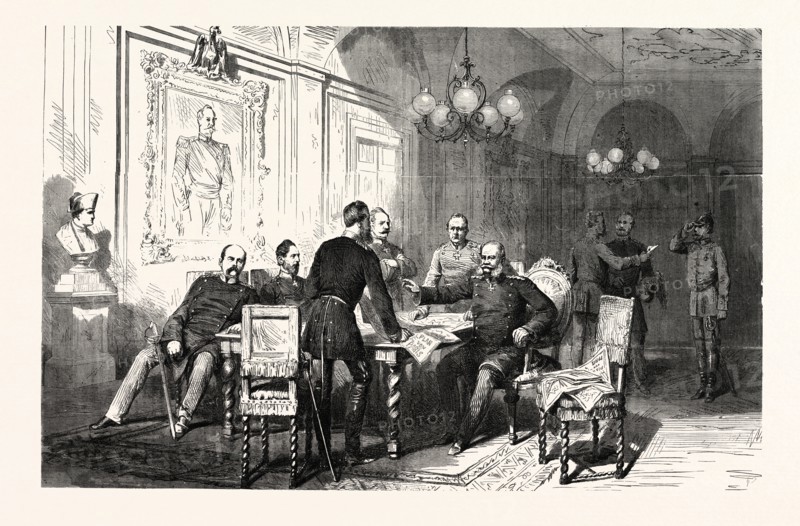 FRANCO-PRUSSIAN WAR: COUNCIL OF WAR AT THE HOTEL THE PREFECTURE AT VERSAILLES THE December 6, 1870