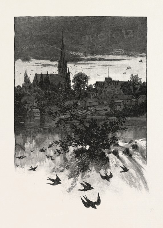 STRATFORD, CANADA, NINETEENTH CENTURY ENGRAVING