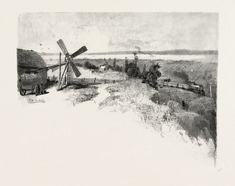 THROUGH THE FRENCH COUNTRY, CANADA, CANADA, NINETEENTH CENTURY ENGRAVING