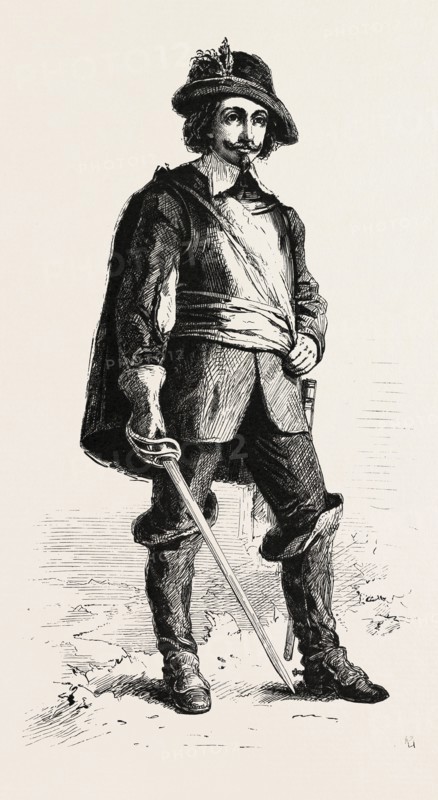 Samuel Champlain; on or before August 13, 1574, a French navigator, cartographer, draughtsman, soldier, explorer, geographer, ethnologist, diplomat, and chronicler. He founded New France and Quebec City on July 3, 1608., CANADA, NINETEENTH CENTURY ENGRAVING