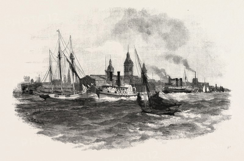 TORONTO AND VICINITY, CANADA, NINETEENTH CENTURY ENGRAVING