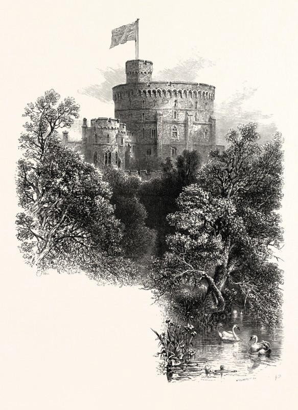 WINDSOR CASTLE, THE ROUND TOWER, UK, britain, british, europe, united kingdom, great britain, european