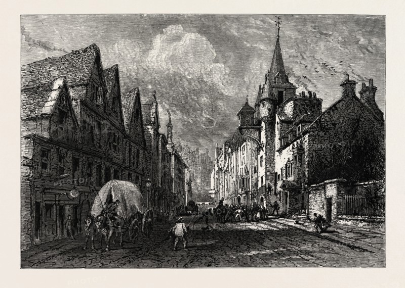 EDINBURGH: The Canongate Tolbooth, Scotland, UK, britain, british, europe, united kingdom, great britain, european