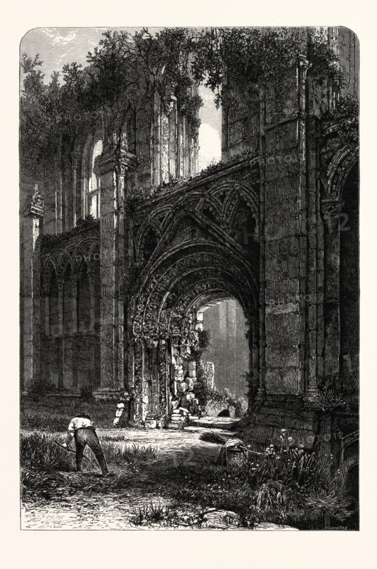 GLASTONBURY ABBEY, UK, britain, british, europe, united kingdom, great britain, european