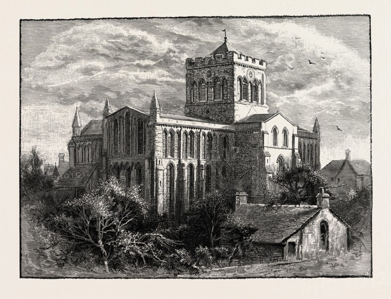 HEXHAM ABBEY, is a place of Christian worship dedicated to St Andrew and located in the town of Hexham, Northumberland, in northeast England. Since the Dissolution of the Monasteries in 1537, the Abbey has been the parish church of Hexham. UK