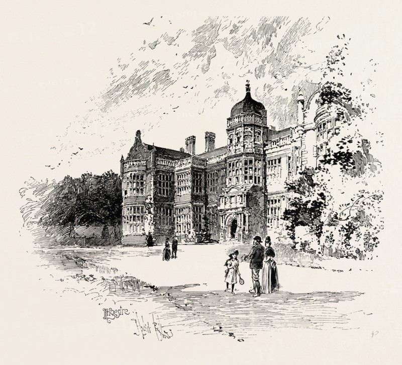 Ingestre Hall is a 17th century Jacobean mansion situated at Ingestre, near Stafford, Staffordshire, England, UK.