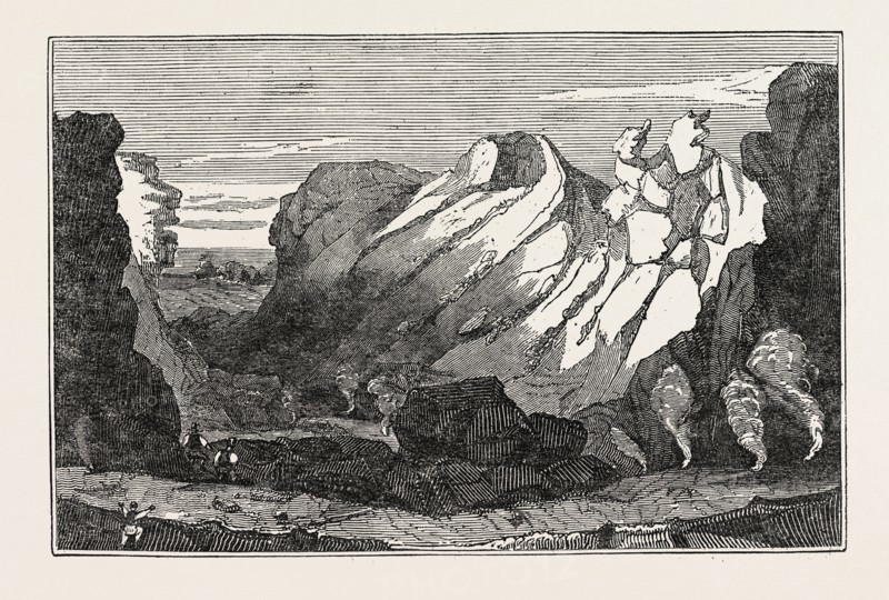 THE CRATER ON THE PEAK OF TENERIFFE