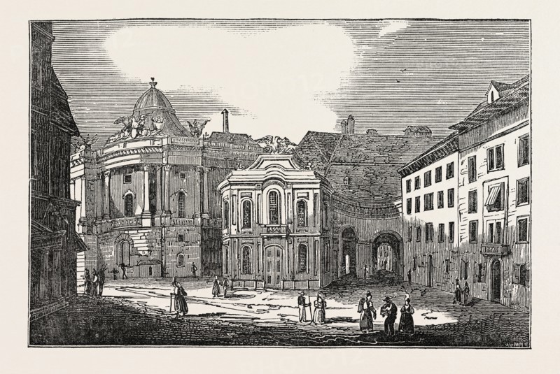 ST. MICHAEL'S PLACE, AND THE IMPERIAL PALACE, VIENNA, AUSTRIA