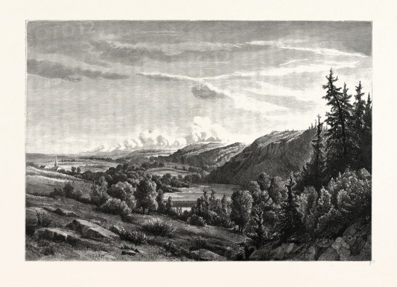 VIEW NEAR FAIRFIELD, CONN. K. VAN ELTEN, N.A.