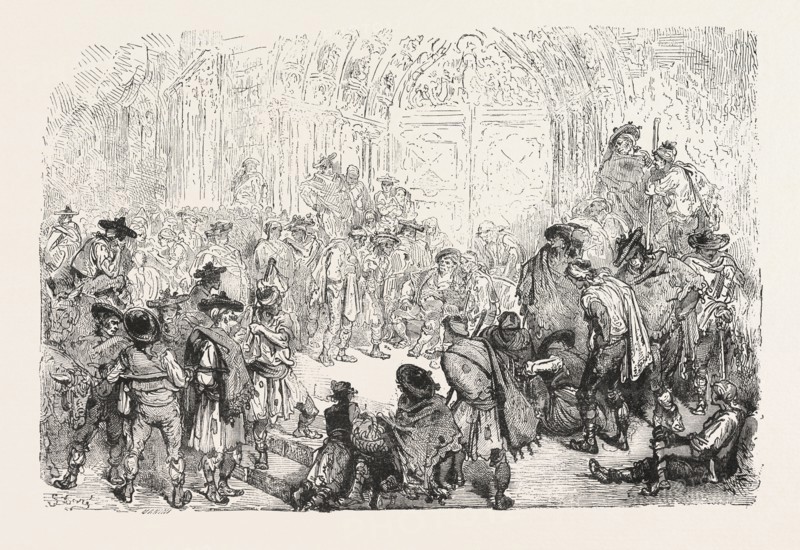 THE TRIBUNAL OF THE WATERS, VALENCIA, 1876, Spain