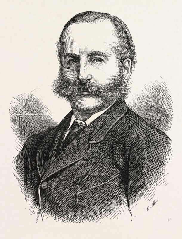 Thomas Fremantle, 1st Baron Cottesloe (1798â€ì1890), Conservative politician,  M.P. FOR BUCKINGHAMSHIRE, Conservative politician, ENGRAVING 1876, UK, britain, british, europe, united kingdom, great britain, european