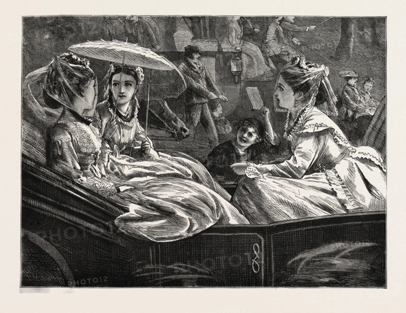 ON THE ROAD TO GOODWOOD, UK, 1870