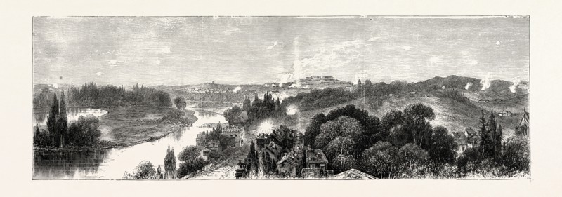 FRANCO-PRUSSIAN WAR: THE LAST SORTIE FROM PARIS, FRANCE, 1870