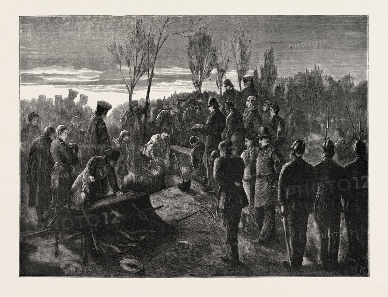 FRANCO-PRUSSIAN WAR: BEFORE PARIS: AN OFFICER'S FUNERAL FOR GOD, KING, AND FATHERLAND, 1870