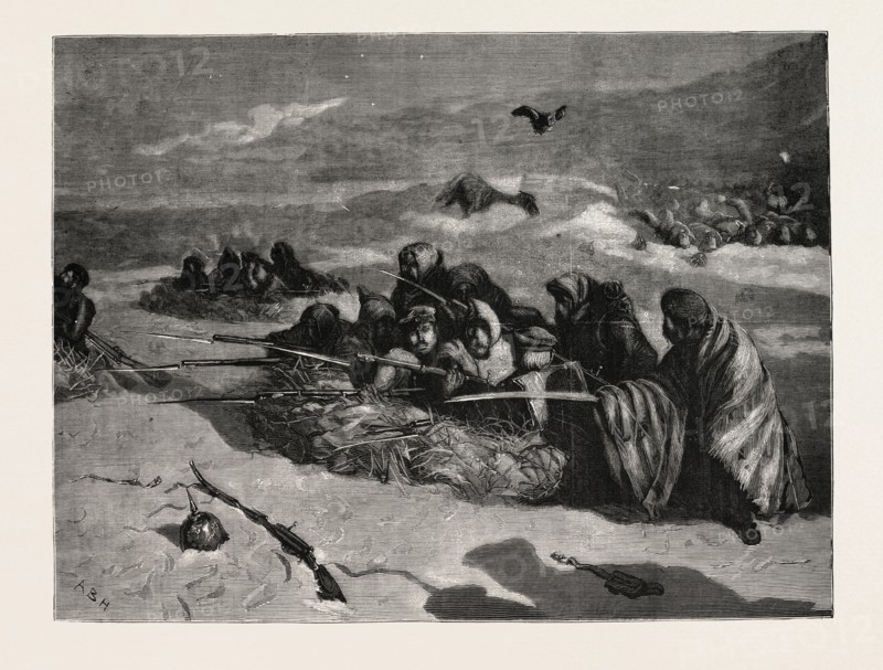 FRANCO-PRUSSIAN WAR: BURIED QUICK AND UNBURIED DEAD, 1870