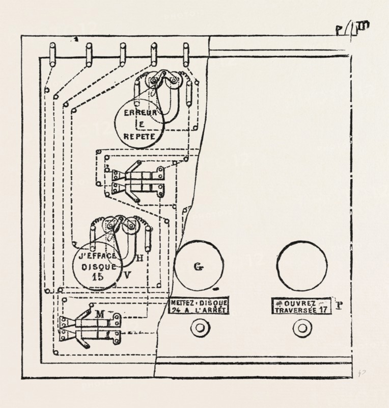 RAILWAY APPARATUS AT THE PARIS ELECTRICAL EXHIBITION: Annunciator Apparatus, FRANCE, 1882