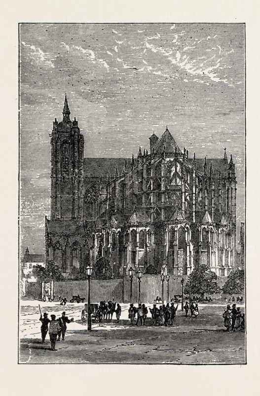 THE CATHEDRAL, LE MANS, FRANCE, 1871