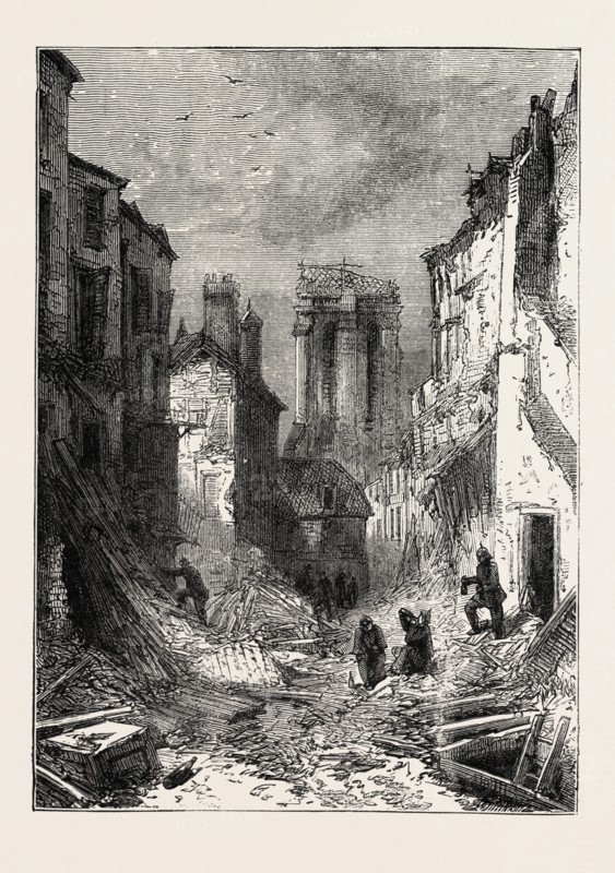 THE FRANCO-PRUSSIAN WAR: THE RUE ROYALE, ST. CLOUD, FRANCE, 1871