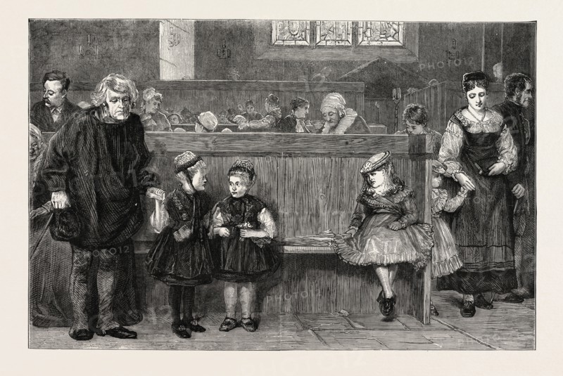 LES ETRANGERS, FROM THE PAINTING BY R.W. MACBETH