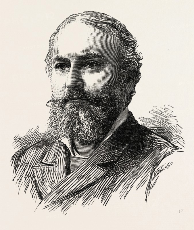 HON. S. DANA HORTON, AMERICAN, 1888 engraving