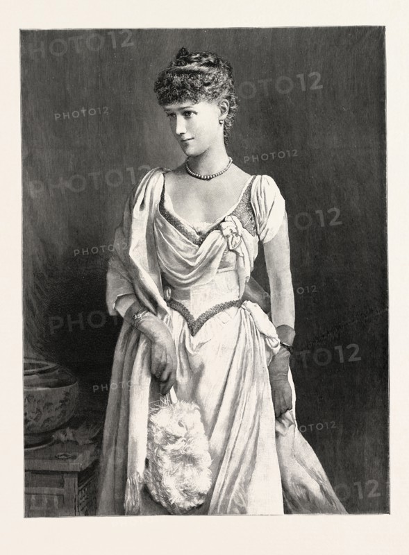 HER EXCELLENCY THE COUNTESS OF ZETLAND, engraving 1890
