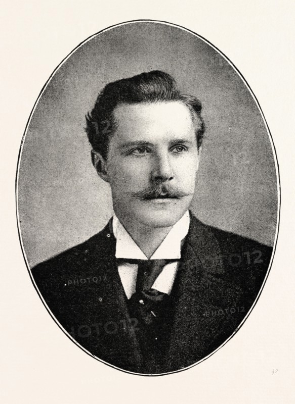 MR. HENRY JOHN COCKAYNE CUST, M.P. for the Stamford Division of Lincolnshire, engraving 1890, UK, U.K., Britain, British, Europe, United Kingdom, Great Britain, European