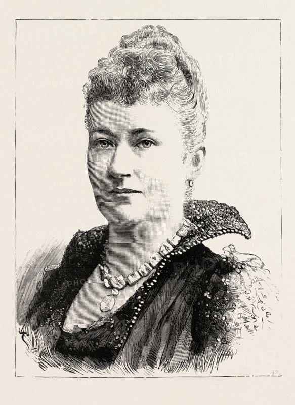 H. I. M. VICTORIA, GERMAN EMPRESS, engraving 1890
