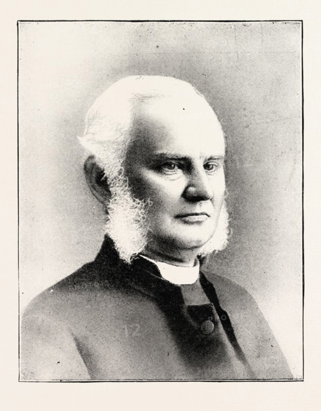 THE RIGHT REV. EDWARD PARRY, D.D. Bishop of Dover, engraving 1890, UK, U.K., Britain, British, Europe, United Kingdom, Great Britain, European