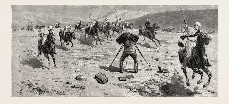 THE NAVY CUP AT GIBRALTAR, THE AMATEUR PHOTOGRAPHER OBTAINS A GOOD POSITION WELL IN THE THICK OF IT, engraving 1890, engraved image, history, arkheia, illustrative technique, engravement, engraving, victorian, Arts, Culture, 19th Century Style, Retro Styled, Vintage, retro, nineteenth century engraving, historic art