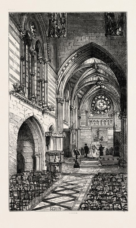 FROM HONG KONG TO MACAO IN A TORPEDO BOAT, THE CRIMEAN MEMORIAL CHURCH, ISTANBUL, CONSTANTINOPLE, TURKEY, engraving 1890, engraved image, history, arkheia, illustrative technique, engravement, engraving, victorian, Arts, Culture, 19th Century Style, Retro Styled, Vintage, retro, nineteenth century engraving, historic art
