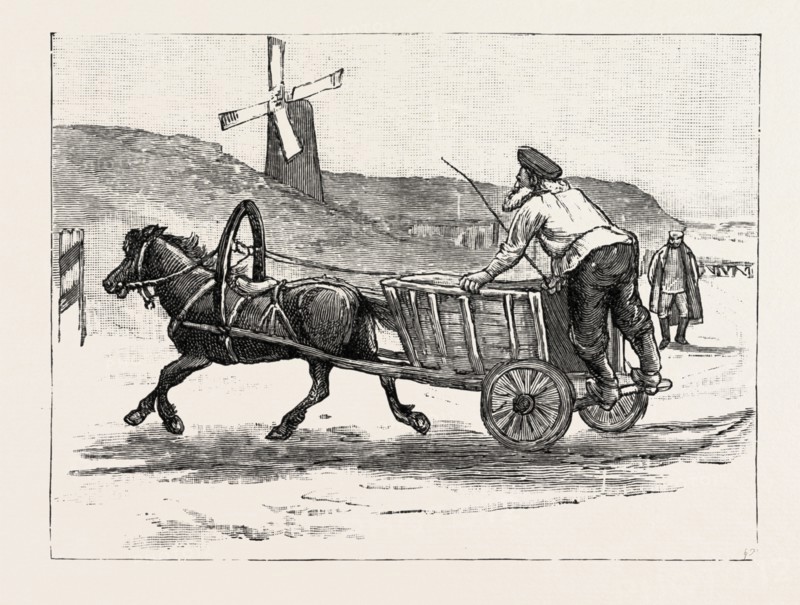 IMAGE AT KHARSAKOV, SAGHALIEN, EASTERN SIBERIA, KORSAKOV, KORSAKOVSKY DISTRICT OF SAKHALIN OBLAST, RUSSIA,  A PRISONER DRIVING, engraving 1890, engraved image, history, arkheia, illustrative technique, engravement, engraving, victorian, Arts, Culture, 19th Century Style, Retro Styled, Vintage, retro, nineteenth century engraving, historic art