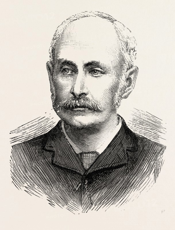 SIR EDWARD BRADFORD, THE NEW COMMISIONER OF POLICE, engraving 1890, UK, U.K., Britain, British, Europe, United Kingdom, Great Britain, European, engraved image, history, arkheia, illustrative technique, engravement, engraving, victorian, Arts, Culture, 19th Century Style, Retro Styled, Vintage, retro, nineteenth century engraving, historic art, PORTRAIT, FACE