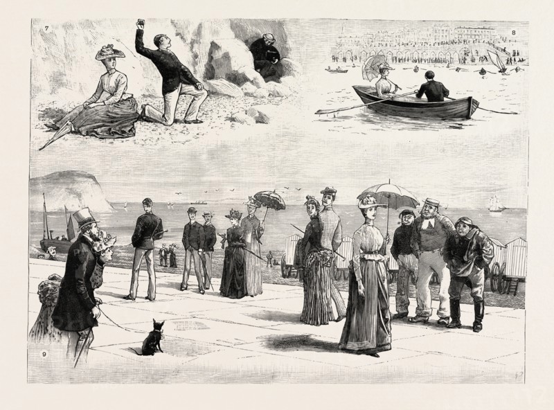 HONEYMOON HARDSHIPS, engraving 1890, engraved image, history, arkheia, illustrative technique, engravement, engraving, victorian, Arts, Culture, 19th Century Style, Retro Styled, Vintage, retro, nineteenth century engraving, historic art