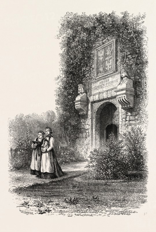 The Museum, Rapperschwyl, Switzerland, 19th century engraving