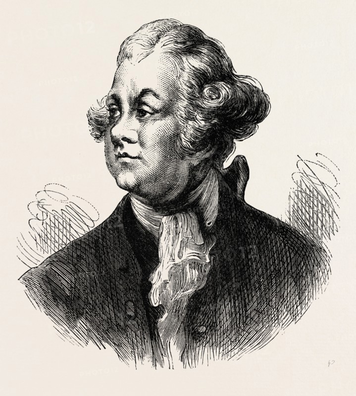 LORD NORTH, 1870s engraving