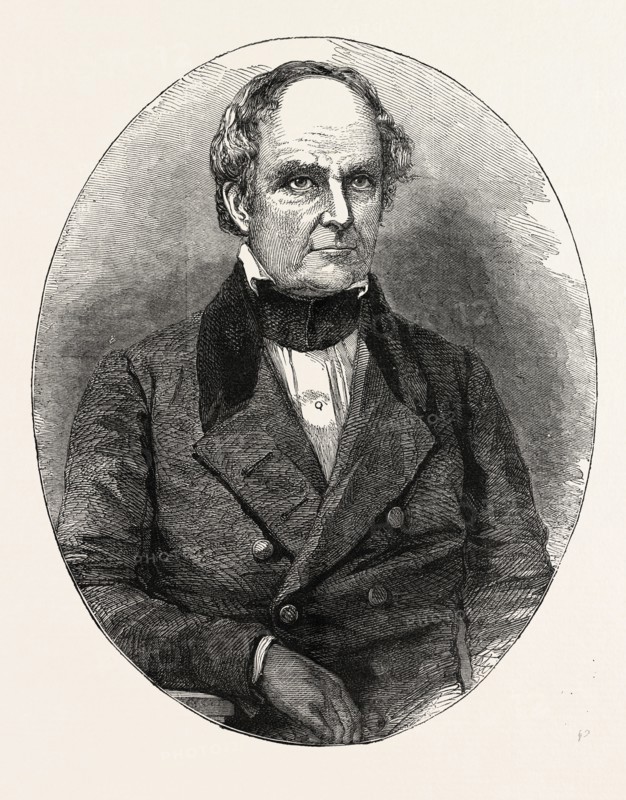 Daniel Webster,1782-1852,  was a leading American statesman and senator from Massachusetts during the period leading up to the Civil War, US, USA, 1870s engraving