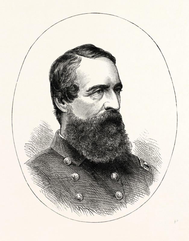 ADMIRAL PORTER, AMERICAN CIVIL WAR, UNITED STATES OF AMERICA, US, USA, 1870s engraving