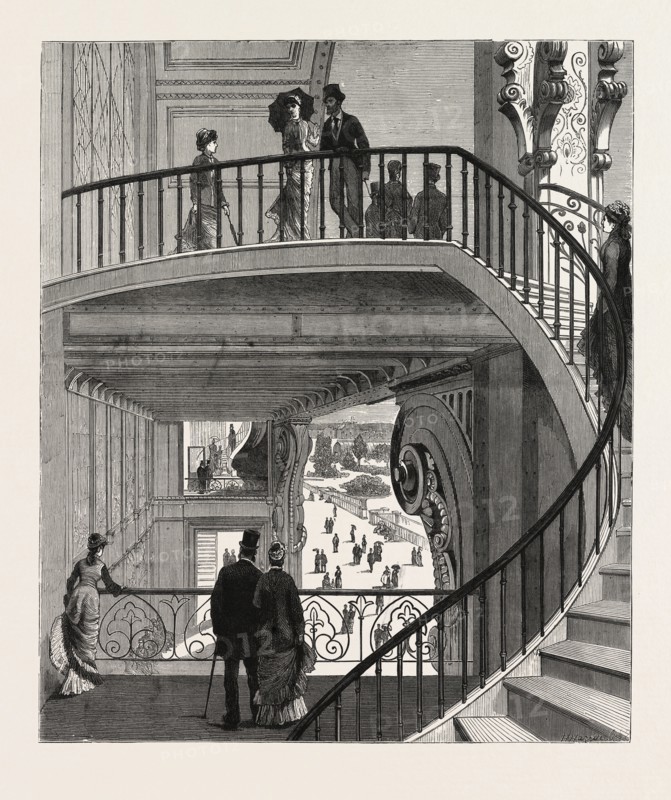 THE PARIS EXHIBITIONâ€îUNDER THE CENTRAL DOME, FRANCE