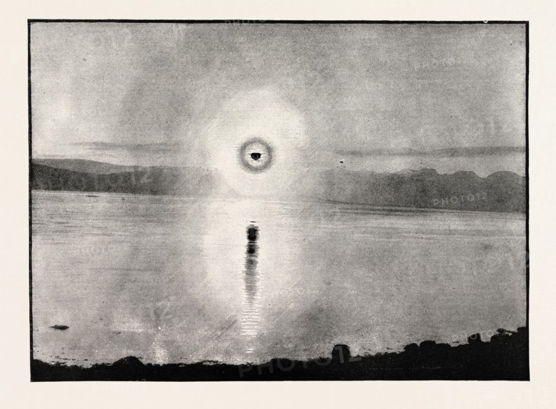 AT THE NORTH CAPE, engraving 1884
