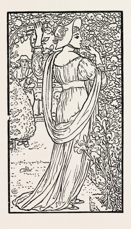 The Seeds of Love. From Pan Pipes,  ENGRAVING 1882