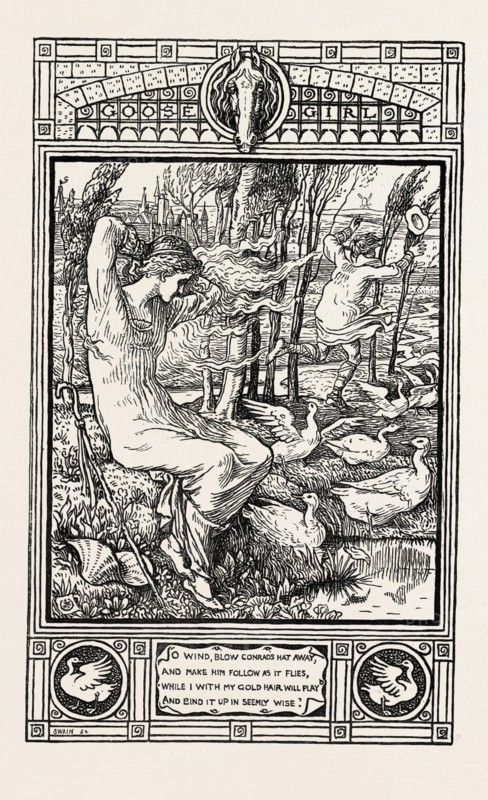 From Grimm's Household Stories,  ENGRAVING 1882