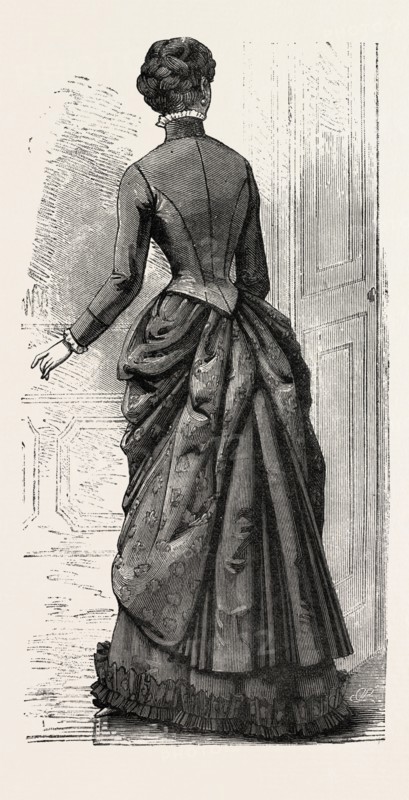 MORNING COSTUME Back, FASHION, ENGRAVING 1882