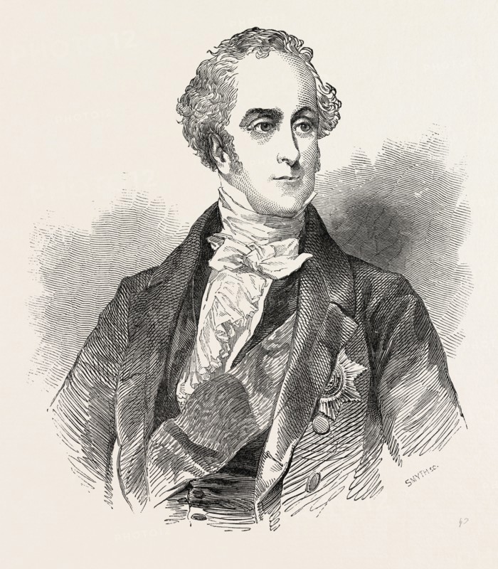 HIS GRACE THE LATE DUKE OF NEWCASTLE, K.G., UK, 1851 engraving