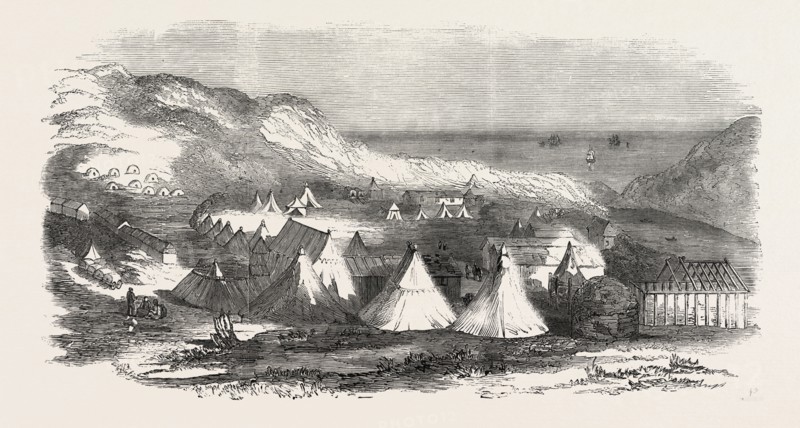 WATERLOO BAY: GREAT FISH RIVER, KAFFRARIA, SOUTH AFRICA, 1851 engraving