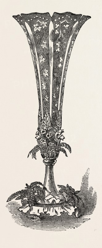 ICE VASE, BY MR. DODD, 1851 engraving