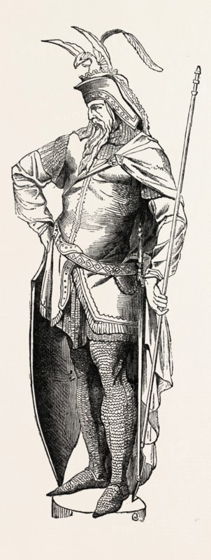 STATUETTE FROM VIENNA: BY FERNKORN, 1813-1878, GERMAN AUSTRIAN SCULPTOR., 1851 engraving