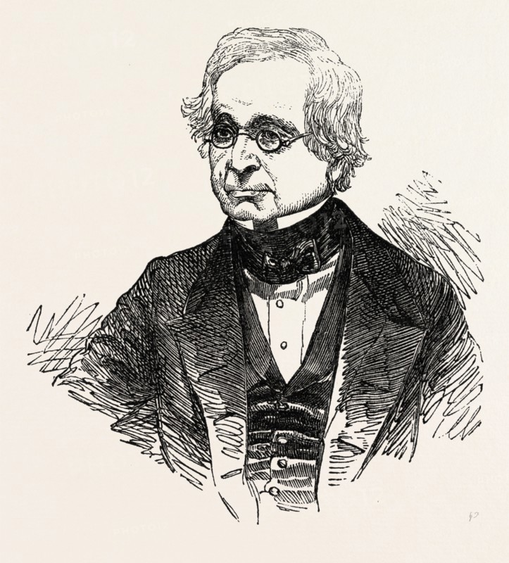 RICHARD PHILLIPS, F.R.S., 1851 engraving